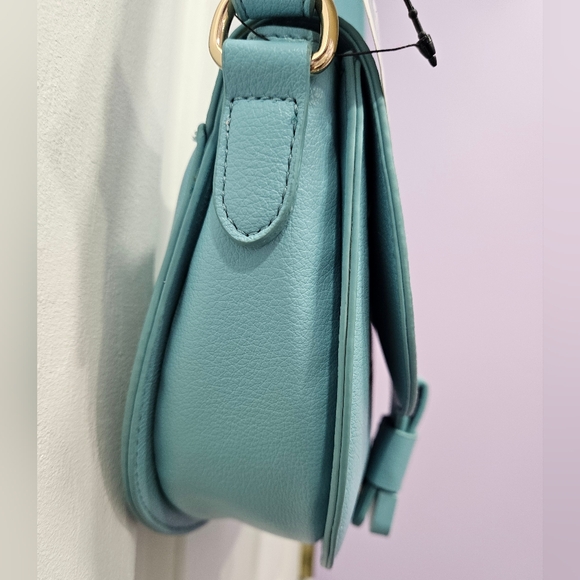 🥳 HOST PICK 🥳 Macy's On 34th Leather Holmme Saddle Crossbody Bag - NWT - Picture 5 of 10